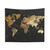 World Map Tapestry Wall Hanging