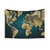 World Map Tapestry Wall Hanging