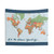 World Map Jigsaw Puzzle Tapestry