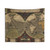 Vintage 1595 World Map Tapestry Wall Art