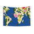 Floral World Map Tapestry