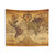 Vintage 1715 World Map Tapestry