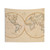 Vintage World Map (1821) Tapestry