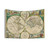Vintage World Map (1670) Tapestry