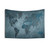 Colorful World Map Tapestry