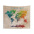 World Map Tapestry - Decorative Wall Art