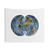 World Map Tapestry with Polyclonic Projection Relief Design