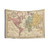 Vintage World Map Tapestry (1760)