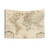 Vintage World Map Tapestry (1755)