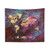 Typographic World Map Tapestry