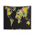 Colorful World Map Tapestry Wall Art