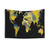 Colorful World Map Tapestry Wall Art