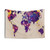 Colorful World Map Tapestry