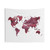 World Map Art 2 Tapestry