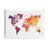 World Map Art Tapestry