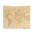 Vintage World Map (1818) Tapestry