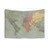 Vintage 1889 World Map Tapestry