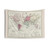 Vintage World Map (1865) Tapestry