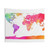Colorful World Map Tapestry