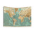 Vintage Map of The World (1922) Tapestry