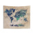 World map tapestry wall hanging