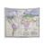 Vintage World Climate Map (1823) Tapestry