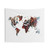 Vintage World Map 2067 Tapestry