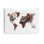 Vintage World Map 2067 Tapestry