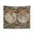 Vintage 1920 World Map Tapestry