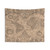 Vintage 1652 World Map Tapestry