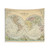 Vintage 1886 World Map Tapestry