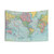 Vintage Map of The World (1901) Tapestry