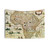 Vintage 1690 Map of Africa Tapestry Wall Hanging