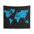 Vintage World Map Tapestry Wall Hanging