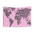 Cats World Map Tapestry Wall Hanging
