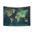 World Map Tapestry 2020 - Wanderlust Wall Decor