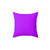 Solid Color Neon Purple Throw Pillow