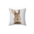 Colorful Rabbit Pillow for Nursery, Kids Room & Home Decor
