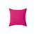 Hot Pink Fuchsia Solid Color Decorative Pillow