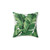 Tropical Banana Leaves Decorative Pillow