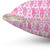 Preppy pink monkeys throw pillow