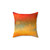Sunset Colors Abstract Throw Pillow