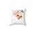 Vintage Pink Santa Throw Pillow