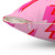 Pink and Red Lightning Decorative Pillow