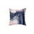 Pink and Navy Abstract Throw Pillow