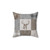 Rustic Deer Patchwork Pillow
