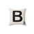 Scrabble Tile B Pillow - Decorative Word Art Cushion