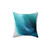 Turquoise Modern Abstract Decorative Pillow