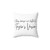 Taylor Swift Lyrics Pillow for Midnights Album