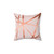 Luxe Geometric Pillow in Pink and Copper